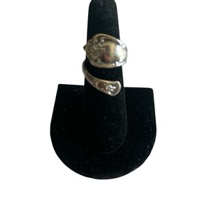 Vintage Stainless Steel Rodgers Oneida Wrap Spoon Ring
